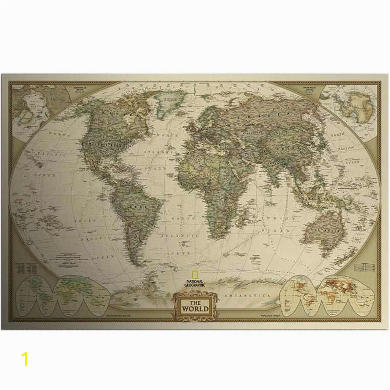 Giant Treasure Map Wall Decoration Mural Vintage World Map Wall Stickers Home Decor Art Wallpaper