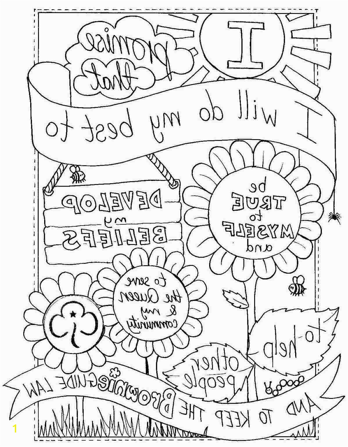 girl scout law coloring pages brownies 50 girl scout brownie coloring pages brownie scout promise coloring pages coloring coloring scout law girl brownies pages