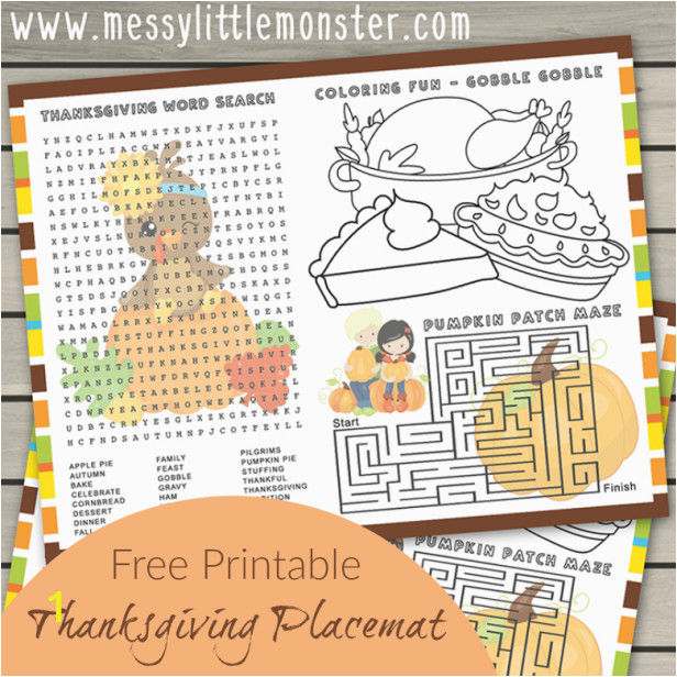 Gobble Gobble Coloring Pages Thanksgiving Colouring Page & Activities Printable