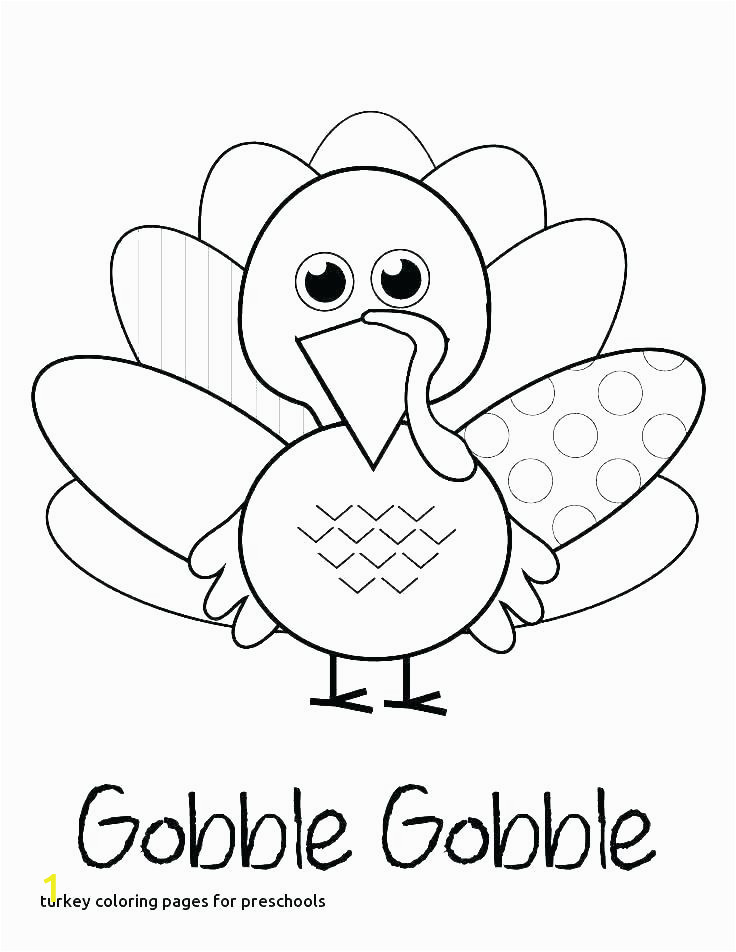 Gobble Gobble Coloring Pages Turkey Coloring Pages for Kindergarten Hd Football