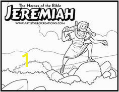 God told Jeremiah What to Write Coloring Page 36 Best Bible Jeremiah Images