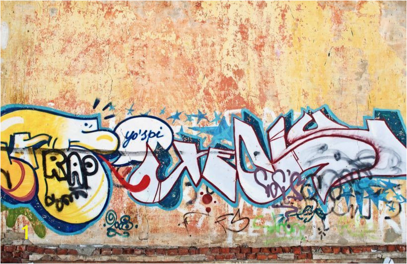 Graffiti Wall Murals for Bedrooms Rustic Wall Graffiti Wallpaper Wall Mural In 2020