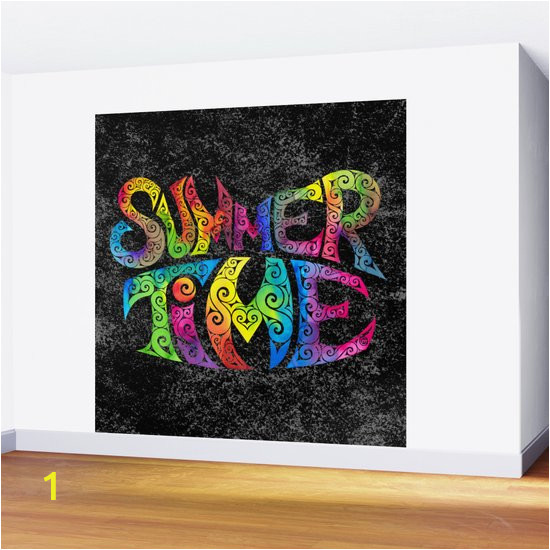 summer time wall murals