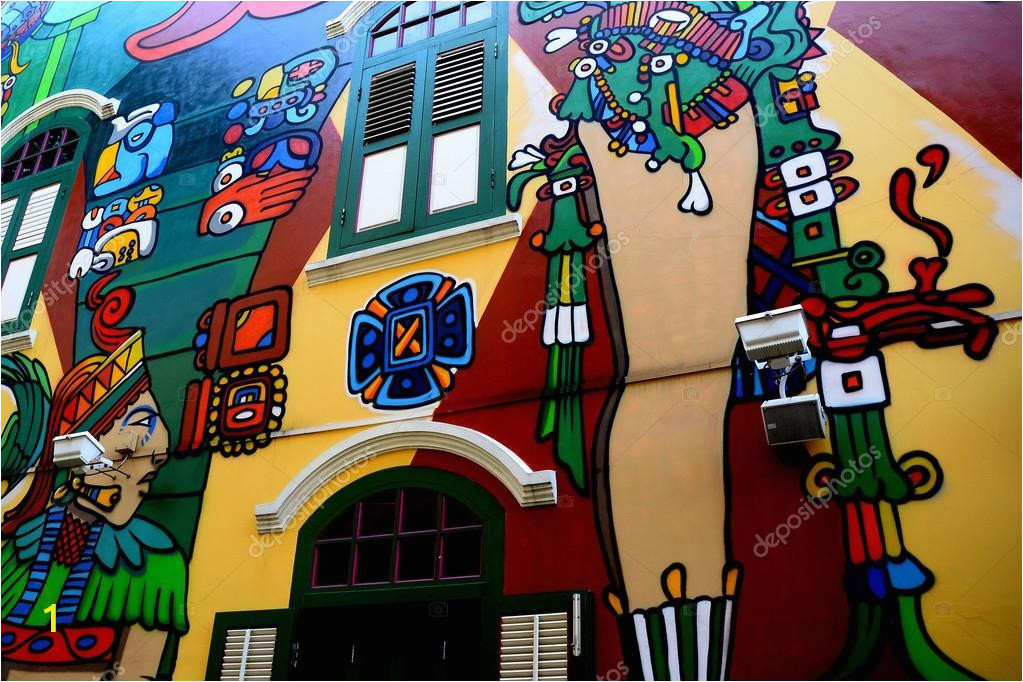 depositphotos stock photo wall mural at haji lane