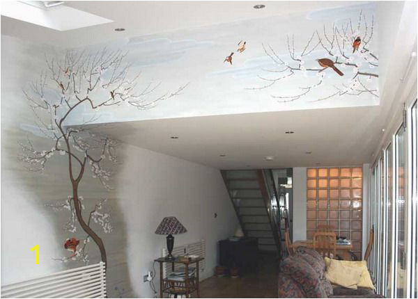 Half Size Wall Murals Interior Decorating with Japanese Wall Murals Design