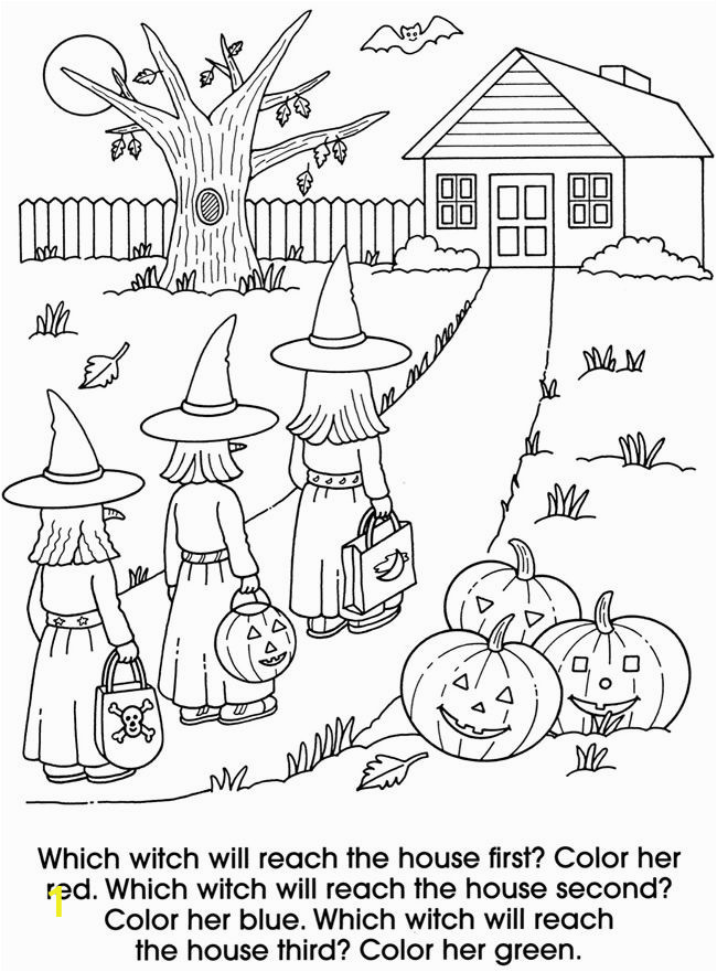 Halloween Coloring Page for Kids Giant Halloween Fun Colouring Book Dover Publications