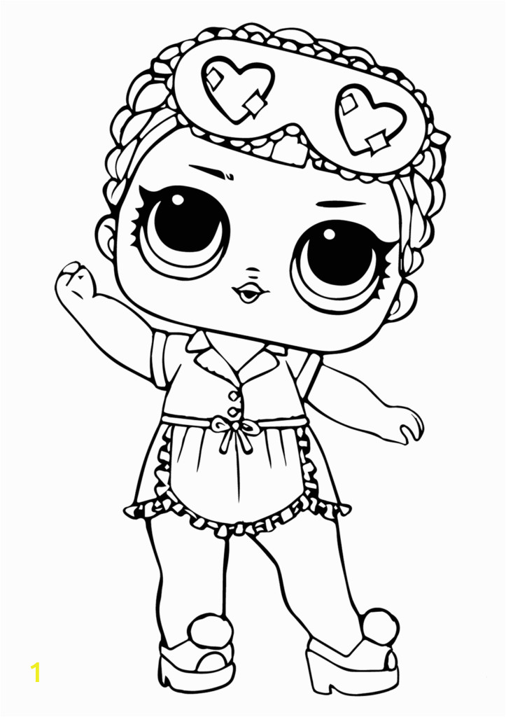 Halloween Lol Doll Coloring Pages Lol Surprise Coloring Sleeping B B