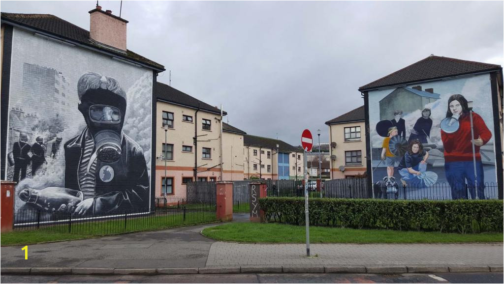 8 murs peints dans le bogside le quartier catholique de derry 0