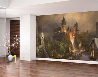 Harry Potter Wall Mural Wallpaper Hogwarts Tapete Etsy De