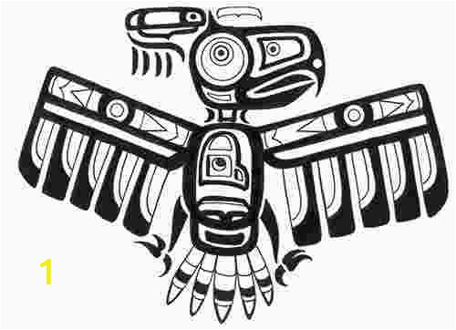 Headless Horseman Coloring Pages Native American Thunderbird Coloring Pages totempole Yakari