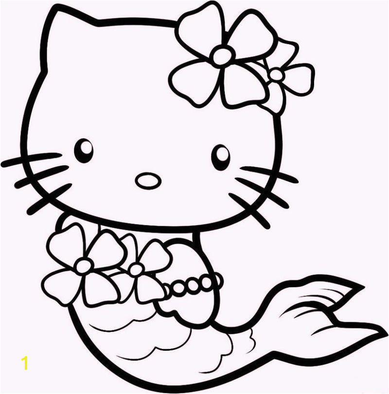 Hello Kitty Mermaid Coloring Page Hello Kitty Mermaid Coloring Pages See the Category to Find