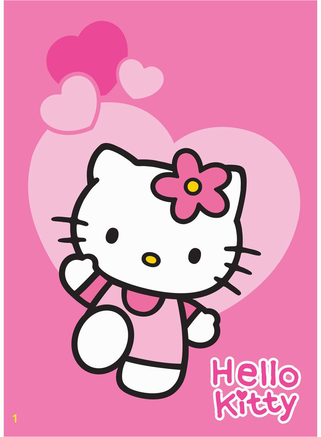Hello Kitty Wall Murals Stickers Hello Kitty Tapis Love Rose