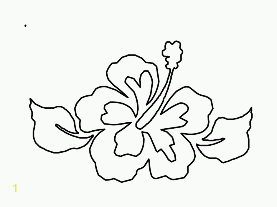 Hibiscus Flower Coloring Page Tropical Flower Coloring Pages Coloring Pages Kids 2019