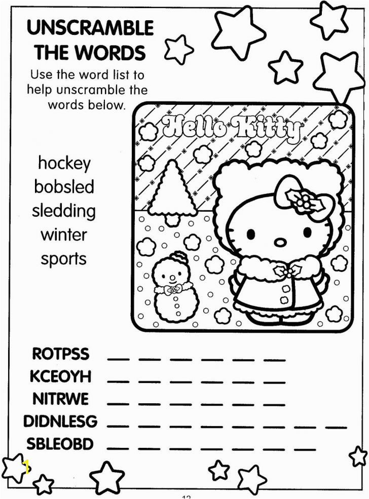 hello kitty christmas coloring pages mermaids in paradise book karate printable the greatest showman flower sheets for year olds spongebob paw patrol colouring page of peacock adult to 728x985