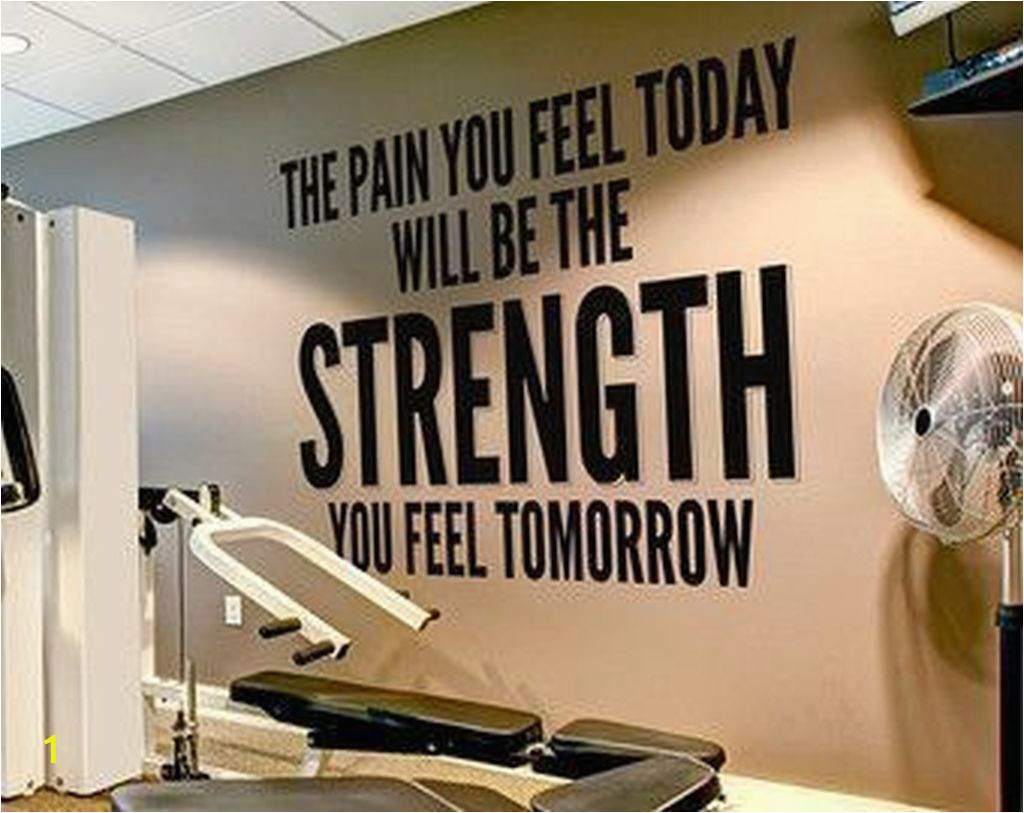 Home Gym Wall Murals 44 Amazing Home Gym Room Design Ideas