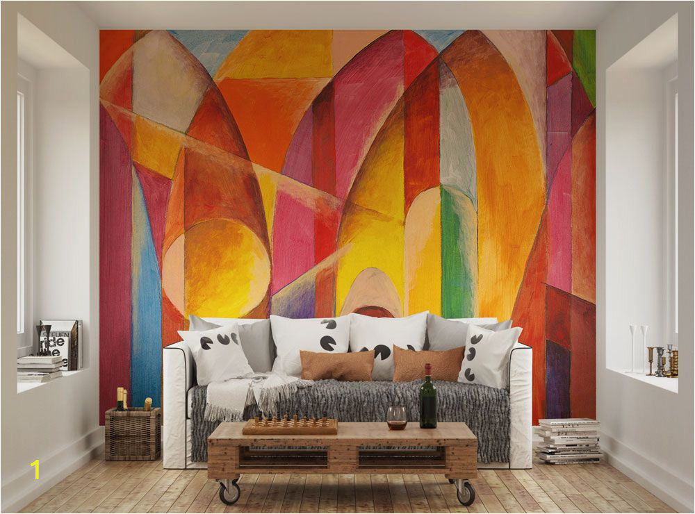 Home Wall Mural Painting Singapore Arches Wallpaper Mural Ohpopsi Home