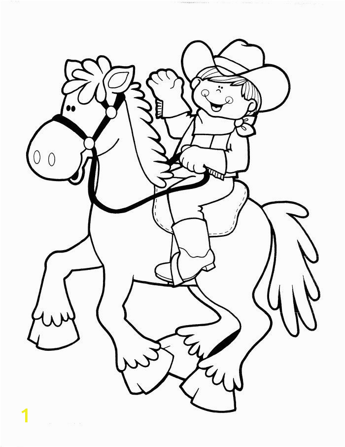 Horse Racing Coloring Pages Cowboy Coloring Page 2011 12 22