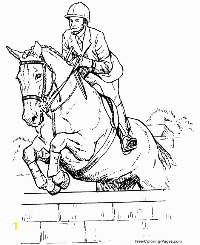 Horse Racing Coloring Pages Horse Coloring Pages Sheets Pictures 038