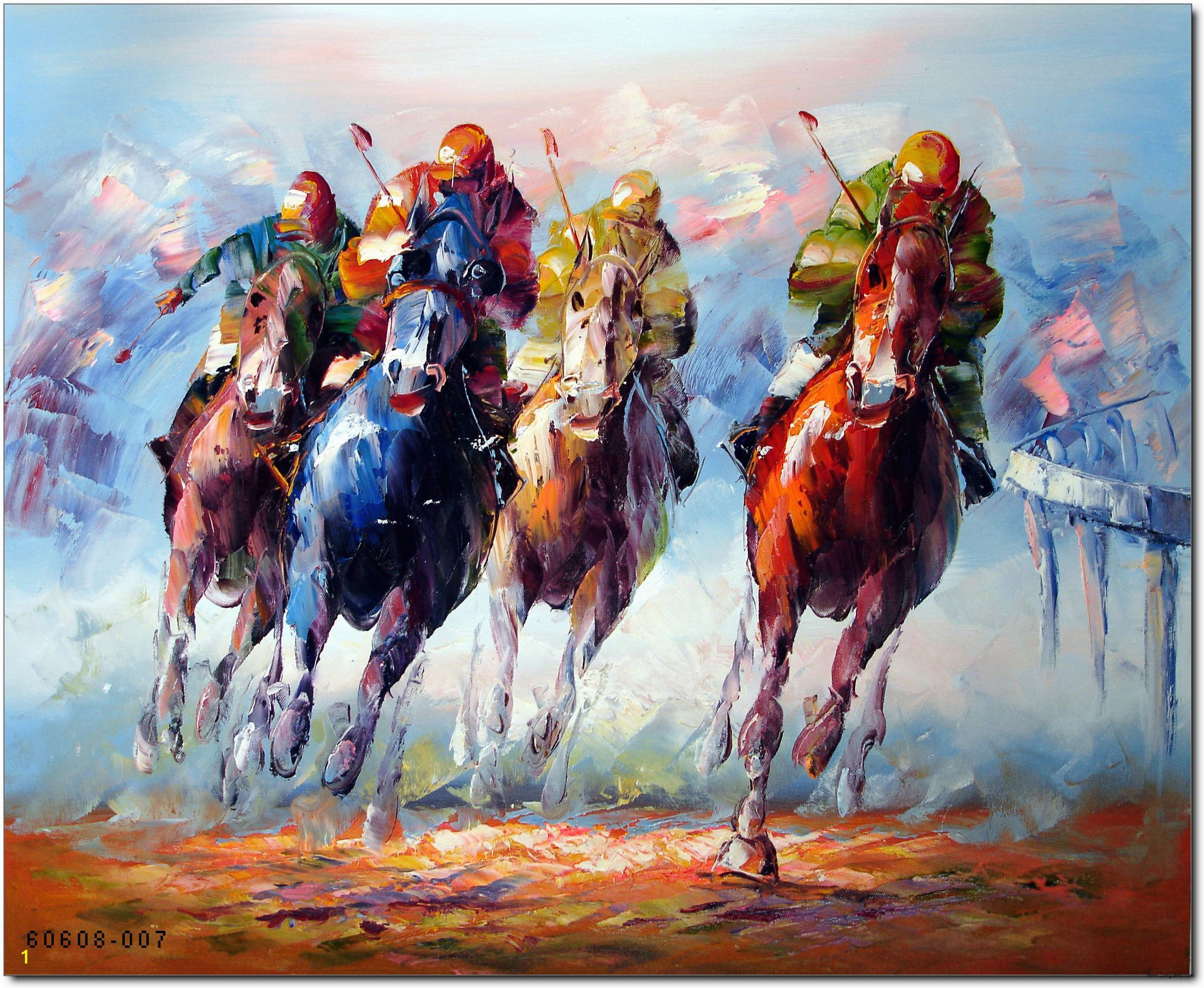Horse Racing Wall Murals Equine Artists