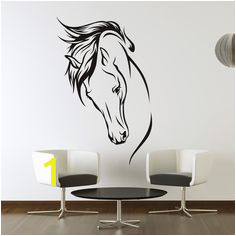 Horse Wall Mural Stickers Horses Head Wall Art Stickers Wall Decal Transfers