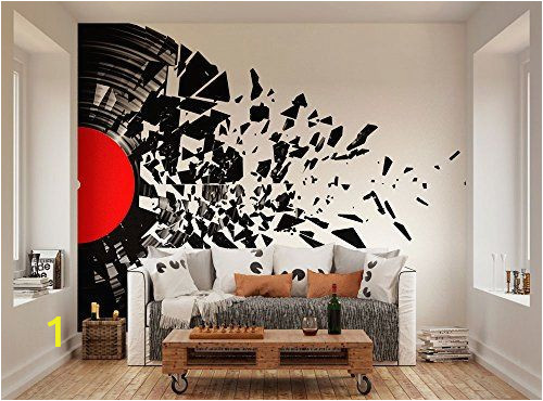 How to Install A Vinyl Wall Mural Ohpopsi Smashed Vinyl Record Music Wall Mural • Available In