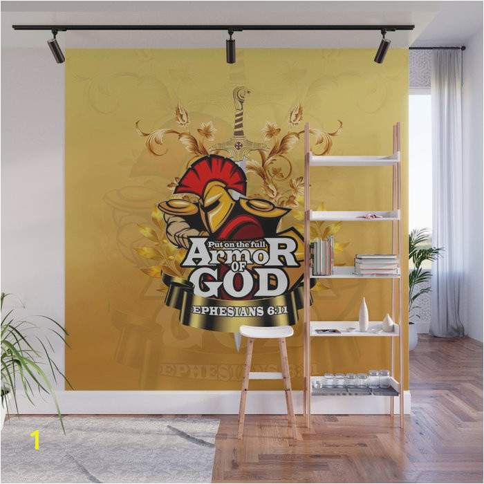 put on the full armor of god ephesians 611 wall murals