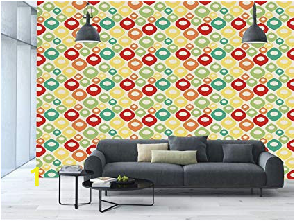 How to Install Wall Mural Amazon Wall Mural Sticker [ Abstract Colorful