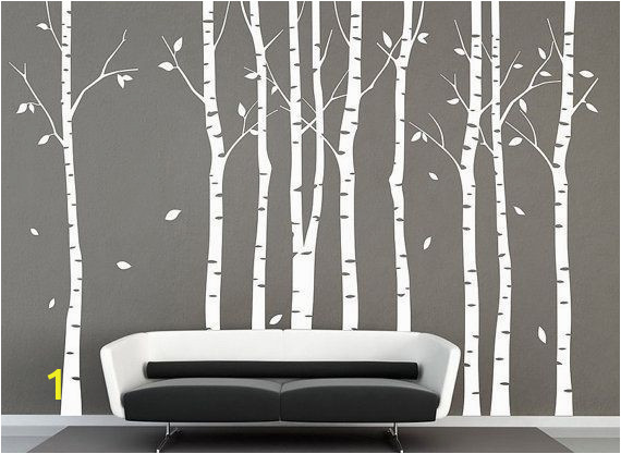How to Make A Tree Wall Mural Pin On Black and White