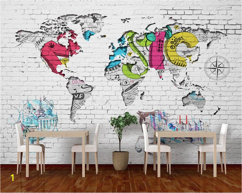 How to Paint A Brick Wall Mural Beibehang 3d Wallpaper Art Painting Hand Painted Wall Paper