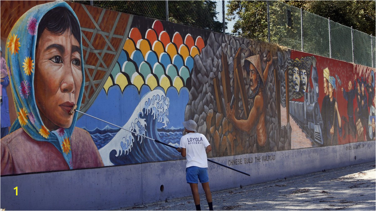 How to Paint A Mural On A Concrete Wall L A S Judith Baca Wins $50 000 Award Breaking Ground for