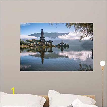 How to Paint A Wall Mural at Home Amazon Wallmonkeys Od Temple Bali Indonesia Wall Mural