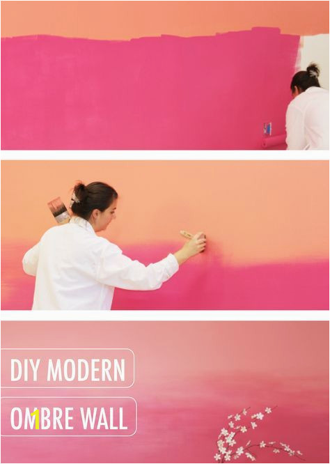 How to Paint A Wall Mural Step by Step How to Paint An Ombre Wall Murals and Art Walls