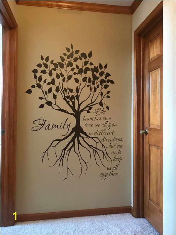 How to Paint A Wall Mural Tree Family Tree Wall Decal