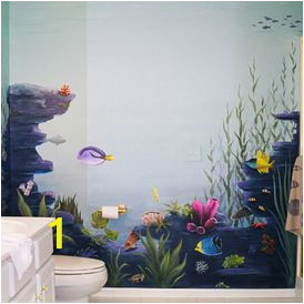 How to Paint An Ocean Mural On A Wall by Beth Covert Studio Of Painted Design