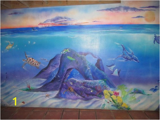 How to Paint An Ocean Mural On A Wall Mural In Breakfast area Picture Of Luquillo Sunrise Beach