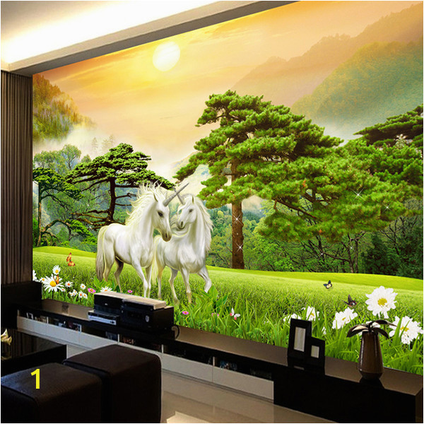 How to Paint Grass On A Wall Mural Custom Wallpaper 3d White Horse Nature Landscape Murals Wall Painting Living Room Tv Background Wall Paper Mural Wallpapers Desktop