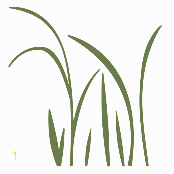 How to Paint Grass On A Wall Mural Grass Stencil 5