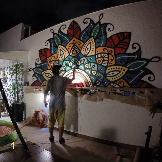 How to Paint Over A Wall Mural Pin by Perperdepero On Mandala