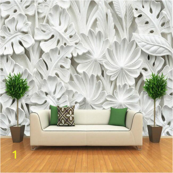 How to Paint Wall Murals Patterns Leaf Pattern Plaster Relief Murals 3d Wallpaper Living Room Tv Backdrop Bedroom Wall Painting Three Dimensional 3d Wall Paper Image Wallpaper