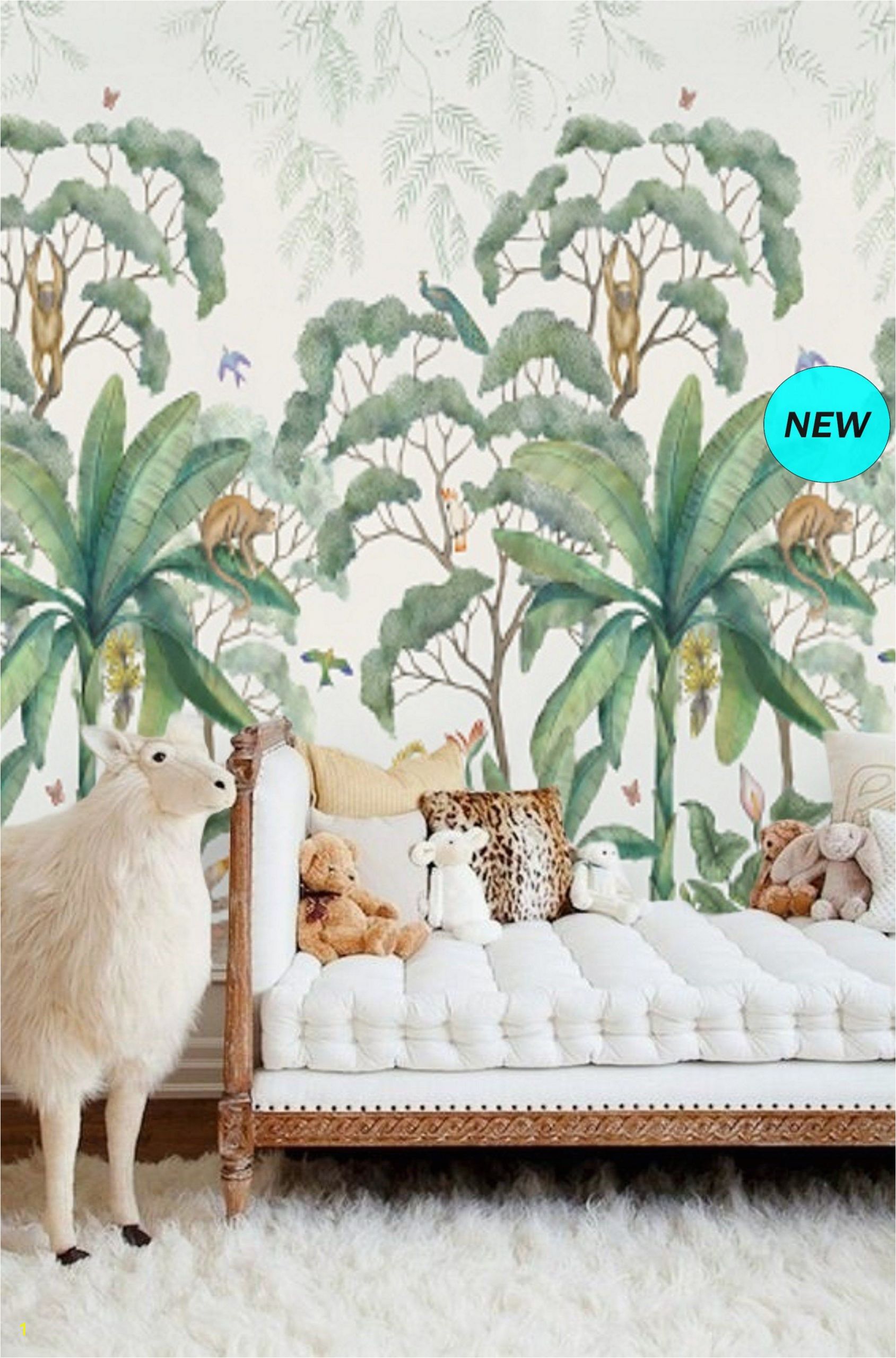 How to Remove A Wall Mural Jungle Wall Mural Wallpaper Removable Peel & Stick Wallpaper