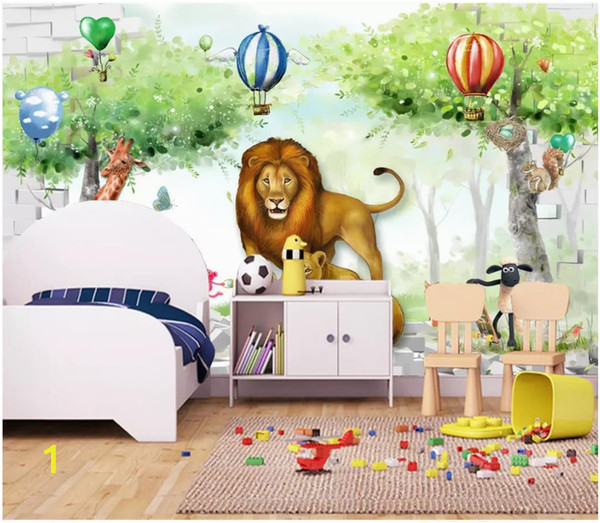 How to Transfer Mural On Wall Customized 3d Murals Wallpapers Home Decor Wall Paper Animal Story Animal Park Cartoon Children S Room Kids Room Background Wall Nature Desktop