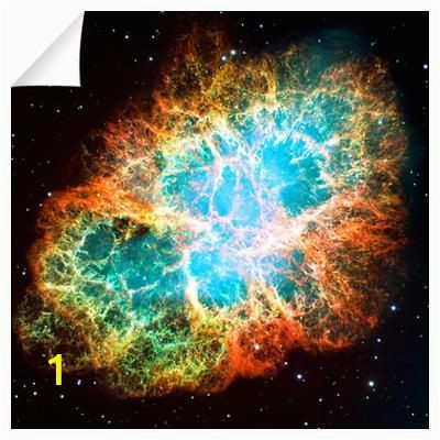 Hubble Deep Field Wall Mural Crab Nebula by Mountainoak In 2019