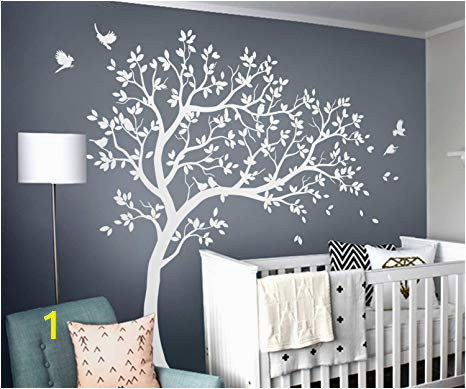 Huge Wall Mural Stickers Huge Removable Green Tree&birds Wall Stickers Home Decor