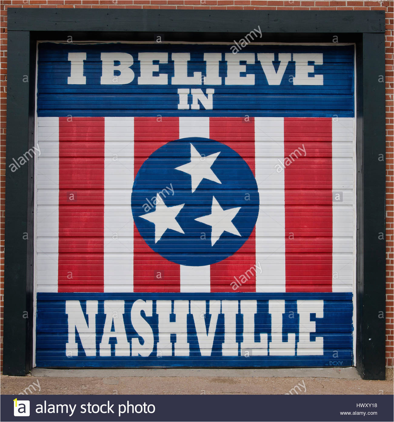 i believe in nashville mural HWXY18