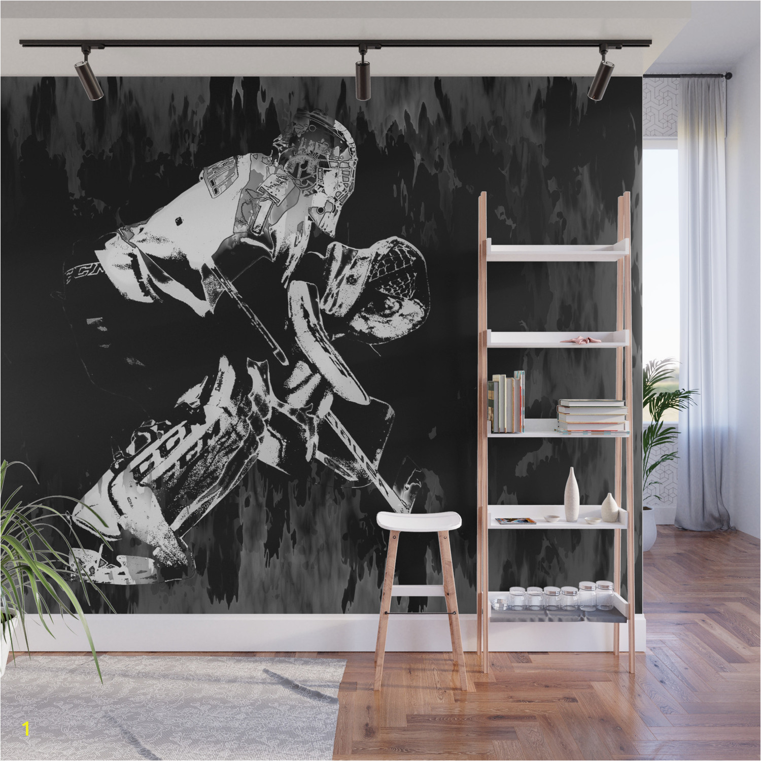 ice hockey goalie wall murals