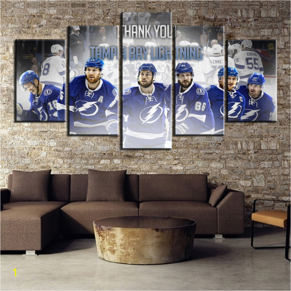 Ice Hockey Wall Murals Us $5 72 Off 5 Piece Canvas Painting Ice Hockey Team Poster Modern Decorative Paintings On Canvas Wall Art for Home Decorations Wall Decor In