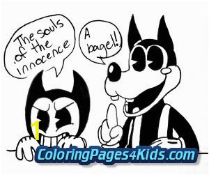 bendy and the ink machine coloring pages 11 300x251