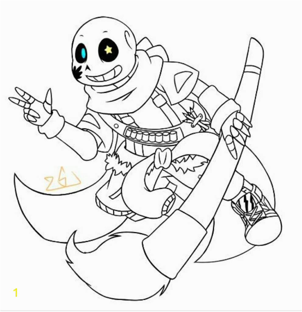 Ink Sans Coloring Pages Color Pages Color Pages Undertale Sans Coloring Incredible