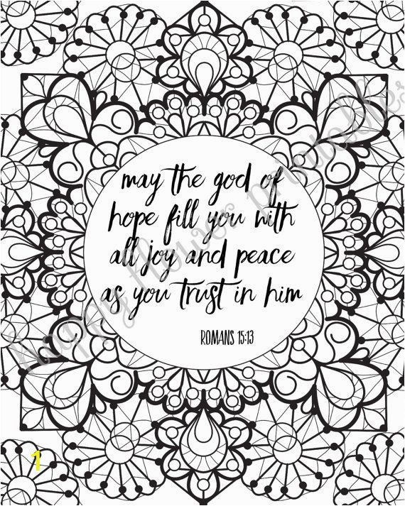 Inspirational Bible Verses Coloring Pages 12 Bible Verse Coloring Pages Instant by