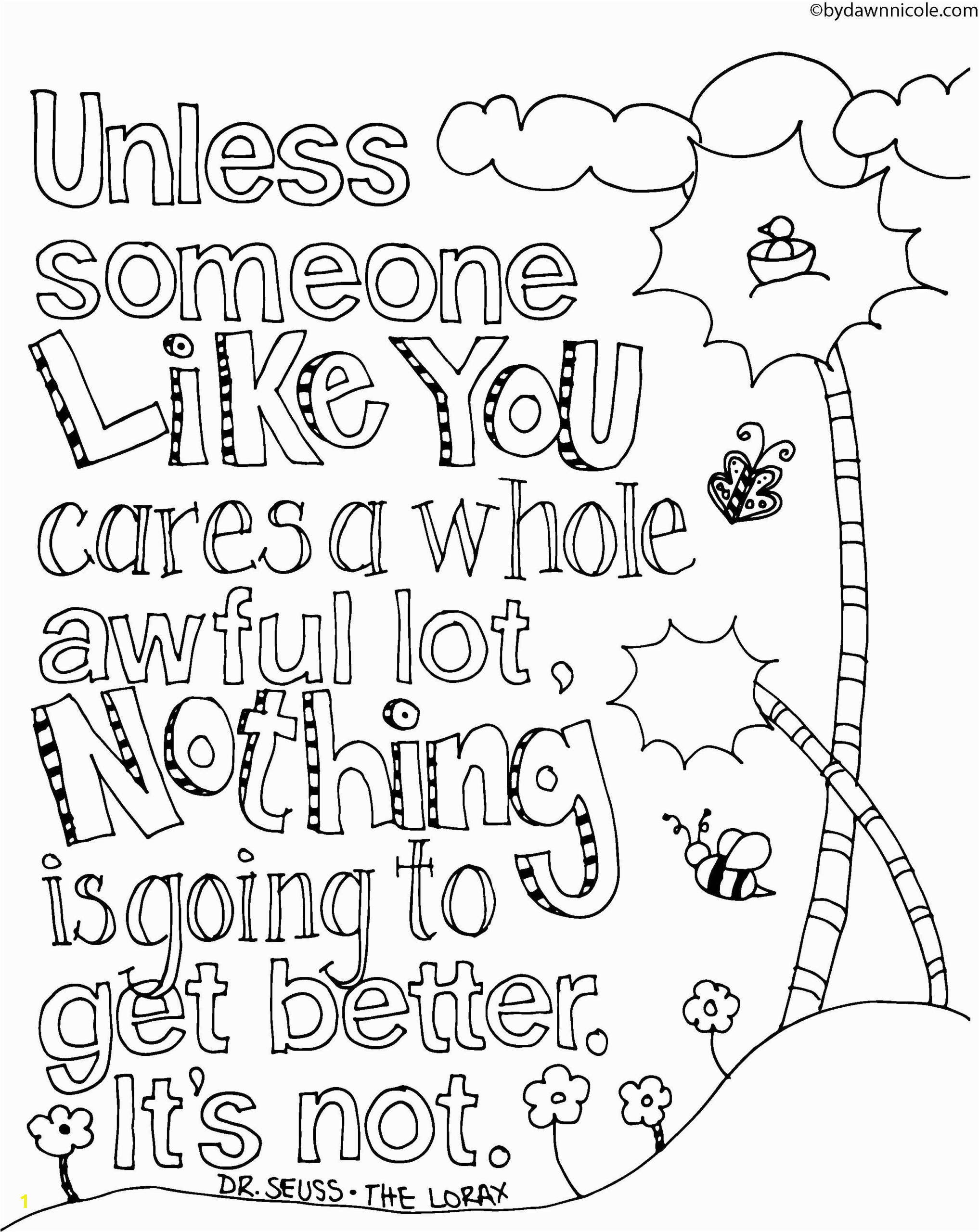 black and white positive quotes coloring pages printable free for scaled